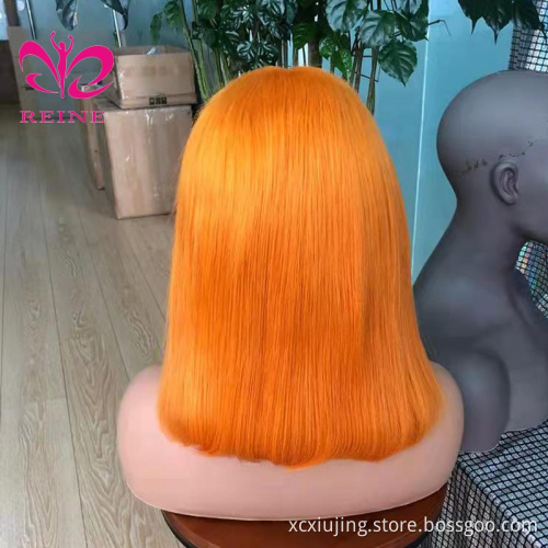 Human Hair Wigs For Women Ginger Orange Blonde 13x4 Lace Front Wig Brazilian Hair Swiss HD Lace Closure Wig